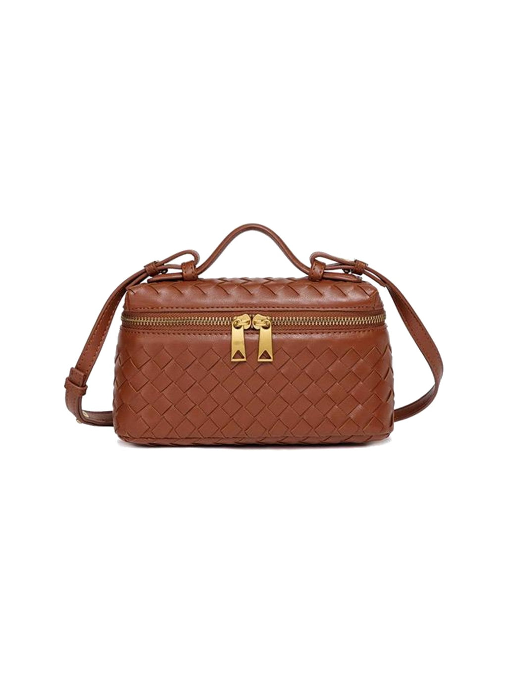 YAZNE Woven Crossbody Bag – Brown – photo 2