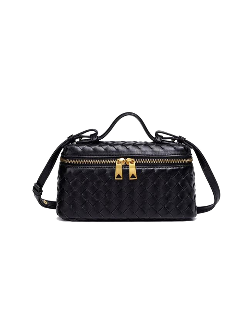 YAZNE Woven Crossbody Bag – Black – photo 2