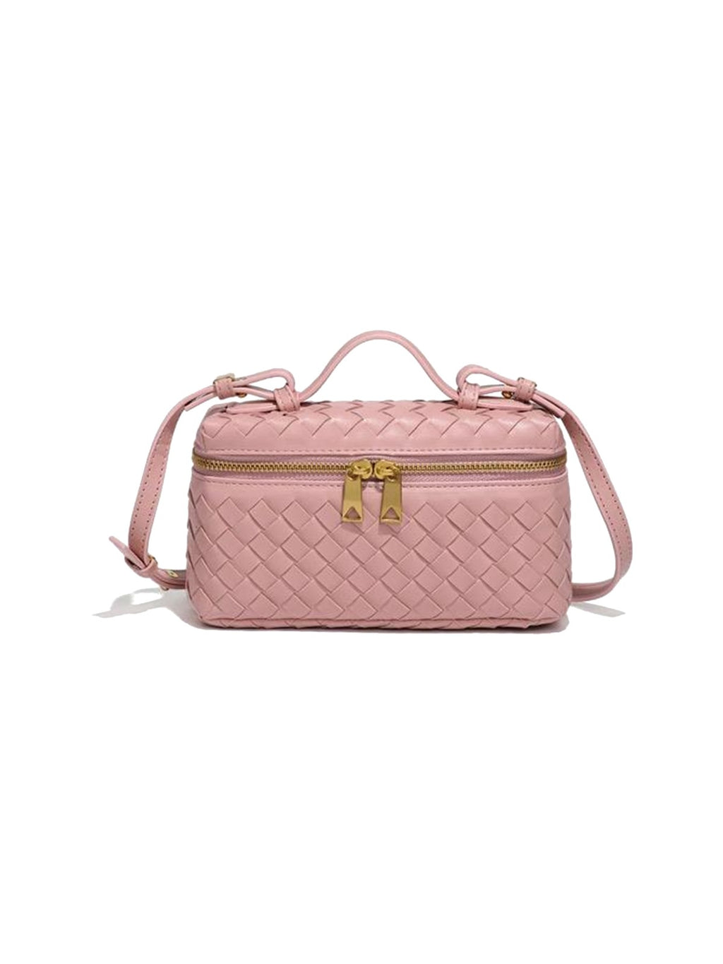 YAZNE Woven Crossbody Bag – Pink – photo 2