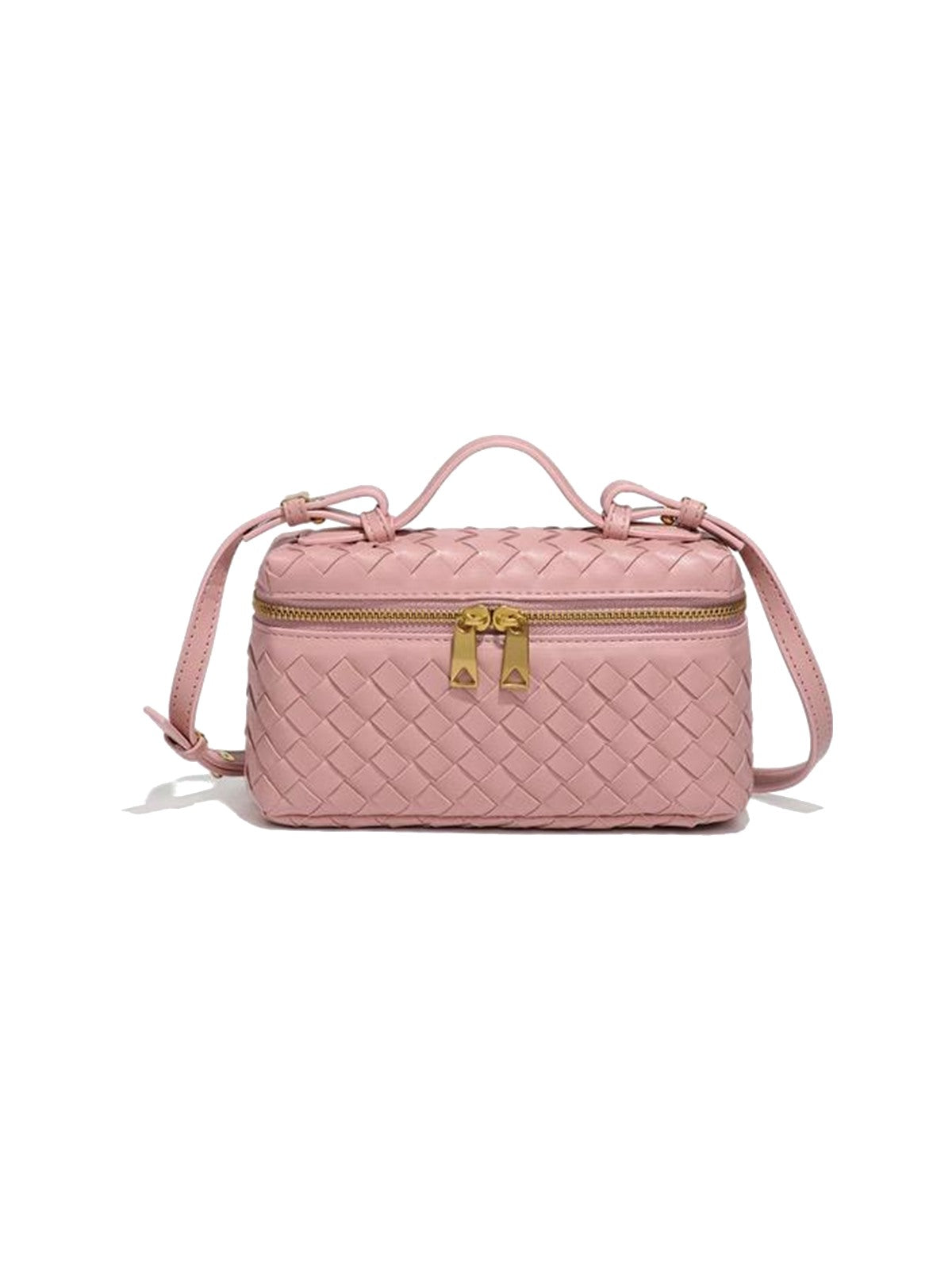 YAZNE Woven Crossbody Bag – Pink – photo 2