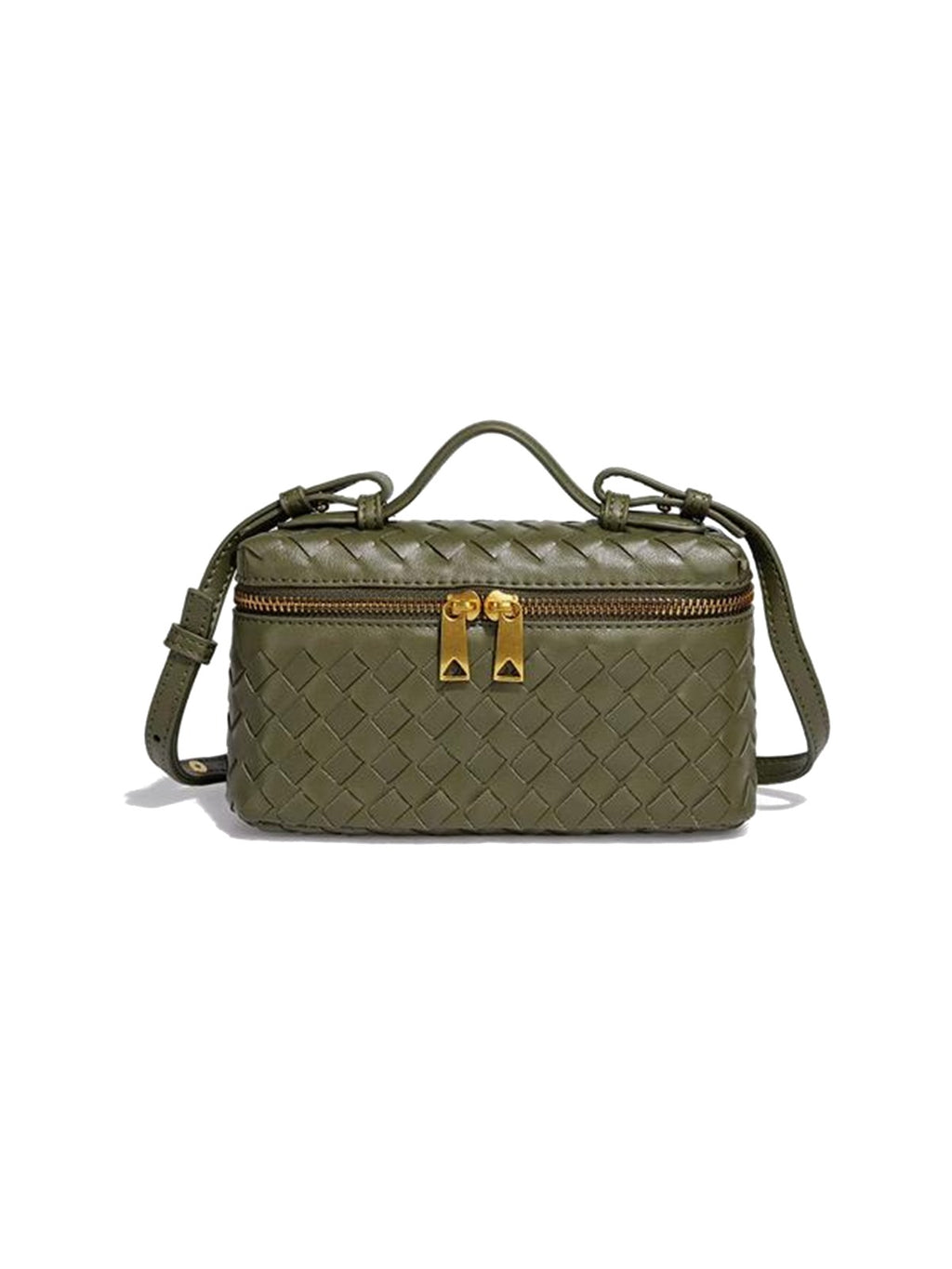 YAZNE Woven Crossbody Bag – Olive Green – photo 2