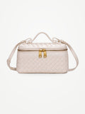 YAZNE Woven Crossbody Bag – Ivory