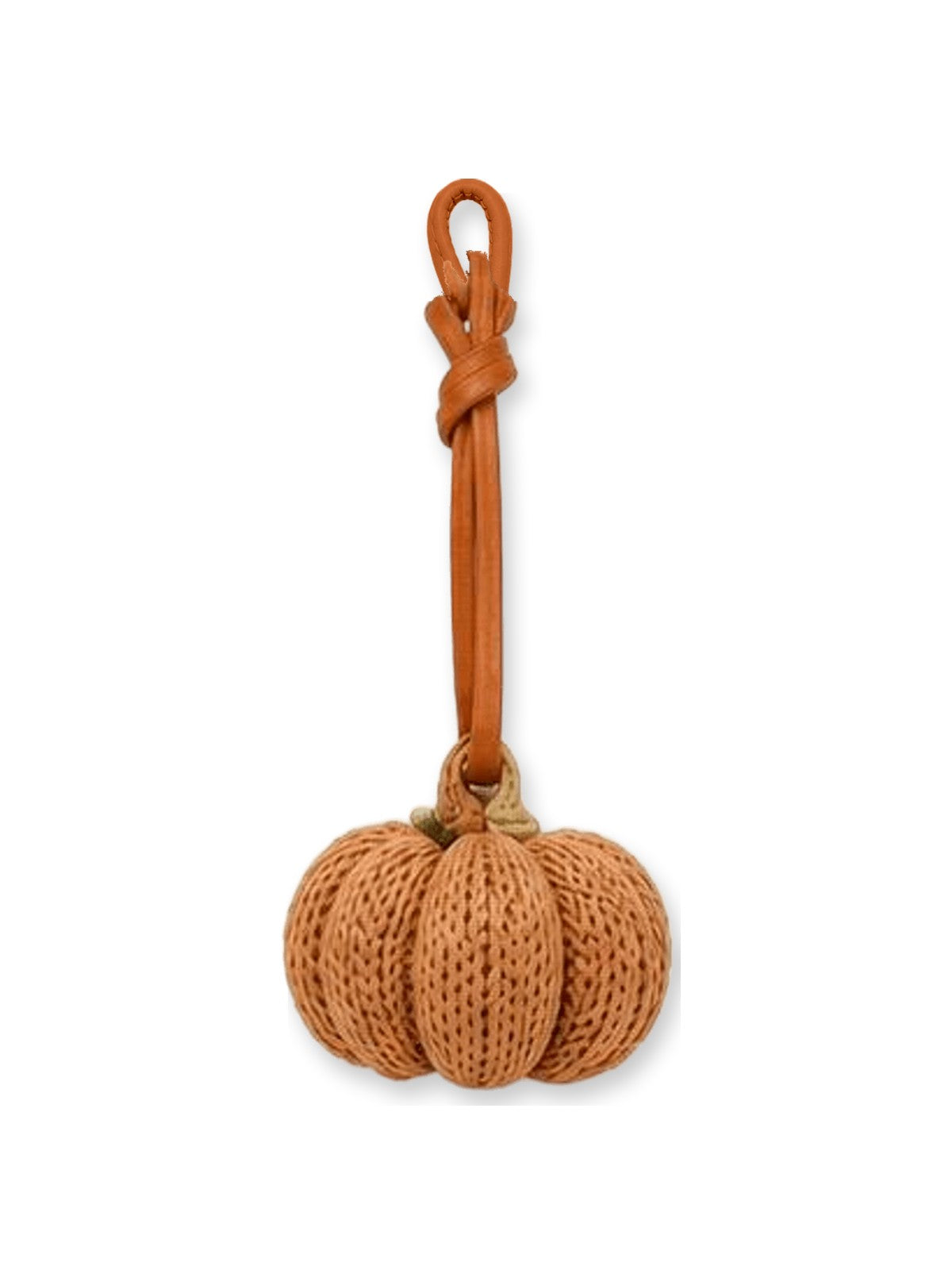 Knit Pumpkin Charm