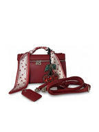 YAZNE Red Set | Cherry Scarf & Cherry Charm – photo 2